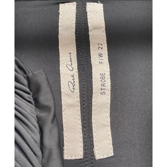 RICK OWENS Cutout ruched stretch-jersey top size 36/6 - Picture 7 of 9